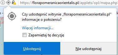 UWAGA!!! W mapie zaimplementowano moduł śledzenia GPS.