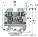 WK2,5/U WK 4/U WK 6/U WK10/U 0,5-2,5 mm 2 0,5-4 mm 2 800 V/8 kv/3 24 No. 22-12 AWG 600 V 20/30 No. 24-12 600 V 25 5 mmm 9 mm 0,5-4 mm 2 0,5-6 mm 2 800 V/8 kv/3 32 No. 22-10 AWG 3) 600 V 30/35 No.