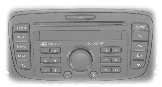 Widok ogólny radioodtwarzacza 6000CD A C B Q P O N M D E F G H L K J I E141803 A B C D E F G H I J K L Otwór napędu płyty CD. Patrz Wkładanie płyt kompaktowych (strona 307).