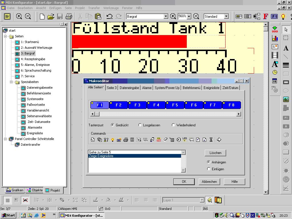 4/104 Opis Oprogramowanie konfiguracyjne MI4-CFG HMI MI4 Zastosowanie Oprogramowanie konfiguracyjne MI4-CFG służy do tworzenia masek aplikacji dla wszystkich aparatów MI4 i funkcjonuje z systemami