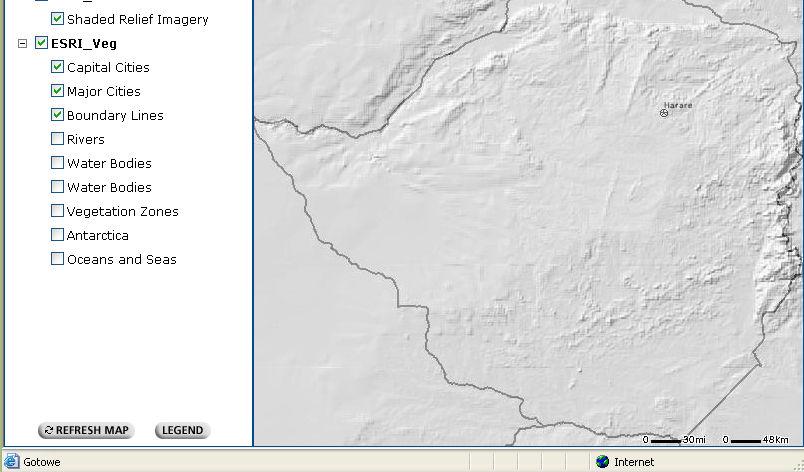 GIS JAKO BAZA DANYCH Warstwy tematyczne (prosty przykład) W GIS dane organizowane są w zestawach warstw tematycznych i danych