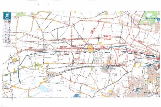 gazociągu (odcinek w izolacji taśmowej PE, o długości około 30 km). Odcinki te są ciągłe elektrycznie, nie przewidziano między nimi separacji elektrycznej.