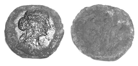 13 Av. Głowa w wieńcu laur. w pr., w otoku: M ANTONINVS AVG [ARM PART]H MAX; Rv. Aequitas siedząca w l.