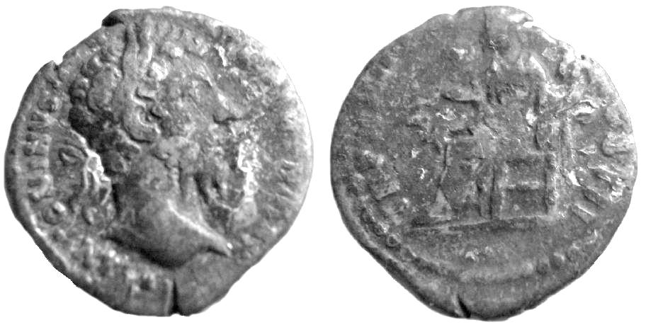 S e p t y m i u s z S e w e r, sesterc, lata 195-196, Rzym, śr. 26 mm, RIC IV 700. (zdj. 3) Av. Popiersie (w draperii lub w draperii i pancerzu?) w wieńcu laur. w pr.