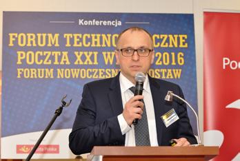 Technologiczne 2016) Przedstawiciel Poczty Polskiej S.A.