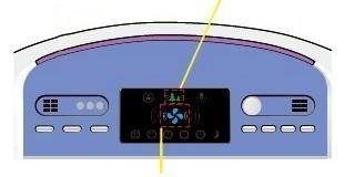 Wskaźnik powietrza świeci się na CZERWONO Na ekranie LED nie świeci się żaden segment Zdjęcie 15 przygotowanie do włączenia trybu czujnikowego Wskaźnik jakości powietrza świeci się na NIEBIESKO