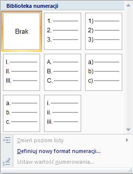 Podobnie do list wypunktowanych możesz tworzyć listy numerowane. Tutaj zamiast punktorów wyświetlają się jednak liczby określające kolejny numer punktu.