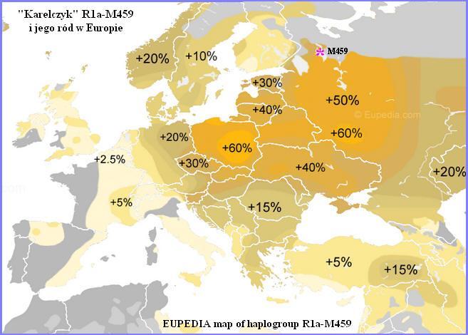 Ród Karelczyka w Europie [http://www.tropie.tarnow.opoka.org.pl/polacy_korzenie.