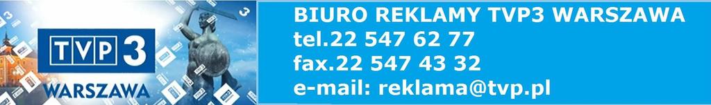 Ceny Spotów Reklamowych Ceny Emisji w Weekendy Godzina Program Pasmo Tytuł Programu Cena 10.00 TVP Warszawa Przed Pogoda 250 OFF 1 I wszystko jasne (sob); Tekieli 10.