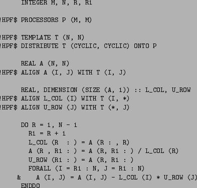 High Performance Fortran