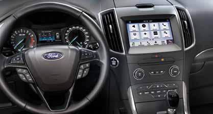 FORD S-MAX Wybrane promocyjne pakiety wyposażenia Gold X (AB1CR) radioodtwarzacz CD/MP3 z Ford SYNC 3 (ICFBR) zawiera m.in.