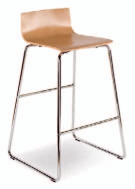 LATTE ] Krzesła użyte w aranżacji: LATTE hocker chrome, 1.