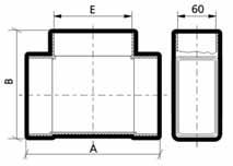 39 SYSTEM WENTYLACYJNY PŁASKI 120x60 I 204x60 KU 12/6, KU 20/6 nr kat. nazwa produktu wym. mont. op. zb.