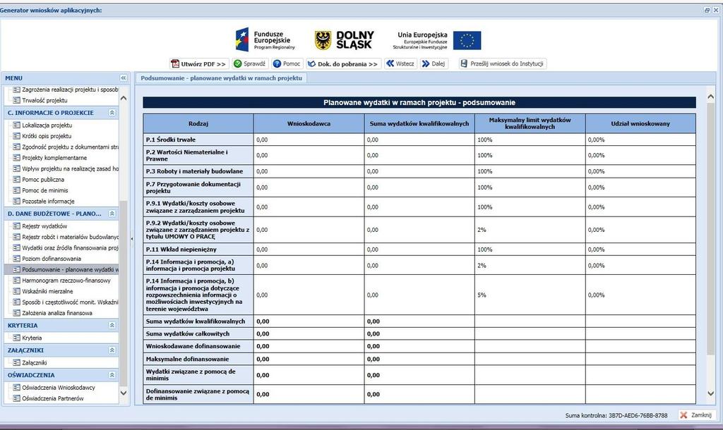 Obowiązek prawidłowego określenia kosztów kwalifikowalnych należy do podmiotu ubiegającego się o udzielenie pomocy, czego dokonuje we wniosku.