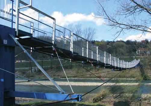A footbridge next to Eldorado warehouse in Lublin. Rys. 9.