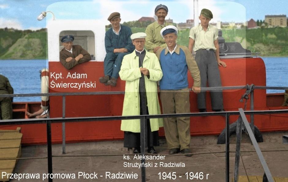 Kapitan Adam Świerczyoski (1888 1976), mój dziadek. Zdjęcie pochodzi z albumu Mirosława Łakomskiego Zestawienie nazwisk wodniaków wywodzących się z Radziwia i Popłacina.