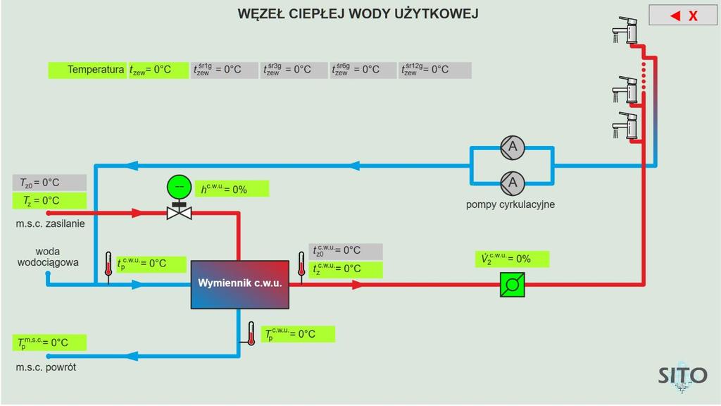 6.2.4 Ciepła woda użytkowa z zasobnikiem wyposażonym w jeden