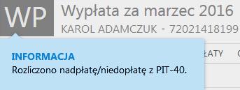 Na wypłacie w sekcji Netto widoczne będzie nowe pole Nadpłata