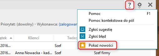 Pojawiają się one po kliknięciu na specjalna ikonę znajdującą się