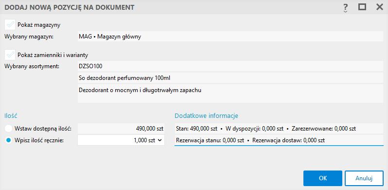 Umożliwiono zmianę ceny netto lub brutto opakowań na dokumentach (Su) Wprowadzono możliwość zmiany ceny netto lub brutto opakowań na dokumentach.