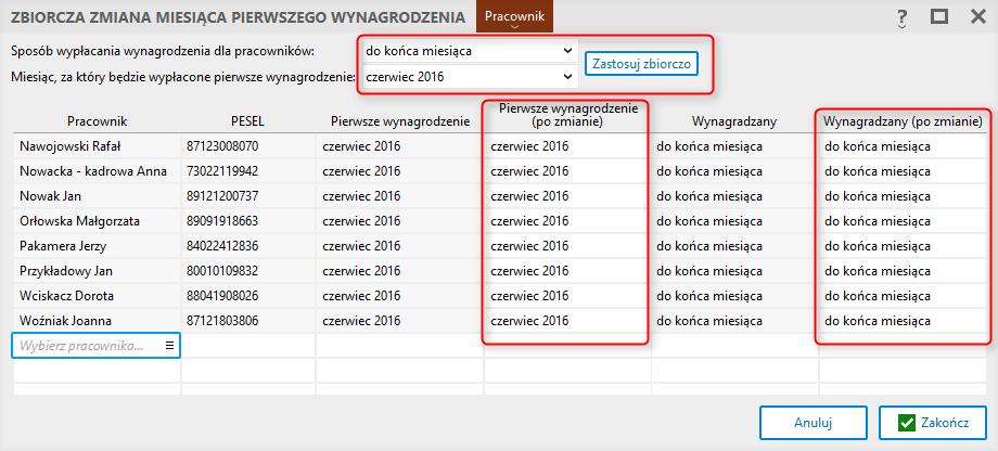 Informuje nas ono, iż ewentualna zmiana daty może nieść ze sobą