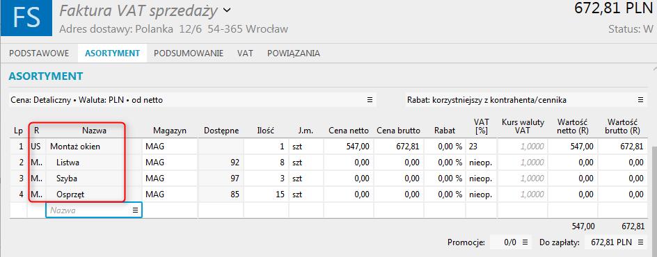 Koszty dodatkowe - oznaczają dodatkowe doliczenia na przykład może być to związane z ryzykiem wykonywania usługi, wówczas można doliczyć pewną kwotę w poczet nieprzewidzianych kosztów materiałowych.