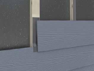 MONTAŻ 13 Podkonstrukcja Cembrit zaleca instalowanie desek i paneli Cembrit na prostej ramie wszelkie odchylenia od prostolinijności będą zauważalne na wykończonych powierzchniach.