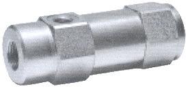 zawór zwrotny sterowany BSP l/min BAR VRSE G 1/4 20 350 VRSE 1/4 G 3/8 20 350 VRSE 3/8 G 3/8