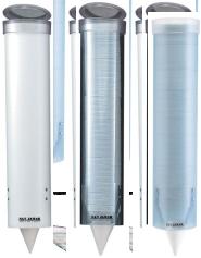 Ø70-86 mm Pojemność kubków: 130-350 ml Kolor: TBR, TBL Made of AISI-304 or plastic. Tube length: 406 mm.