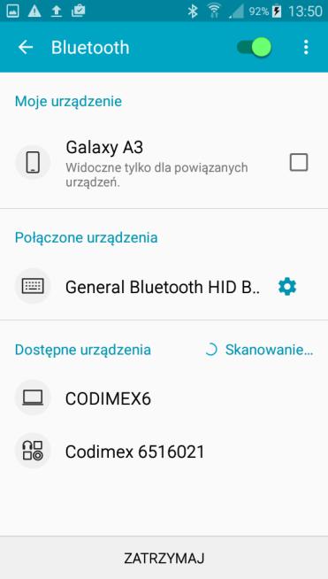 3. Włączyć moduł Bluetooth 4.