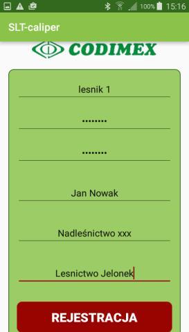 Proces rejestracji opisany jest poniżej. 1. Klikamy REJESTRACJA 2.