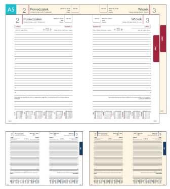 personalne/ personal data święta międzynarodowe/ internaional holidays kalendarz skrócony/ short calendar 2017-2019 planer miesięczny/ yearly schedule imieniny/ name day fazy Księżyca/ moon phases