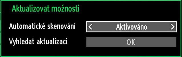 Pokud je tato funkce vypnuta, kódované programy nebudou nalezeny v automatickém ani manuálním hledání.