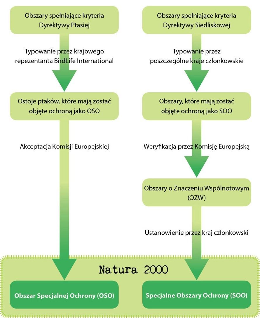 Natura 2000 początki Podstawy prawne tworzenia