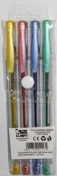Długopisy żelowe 4kol
