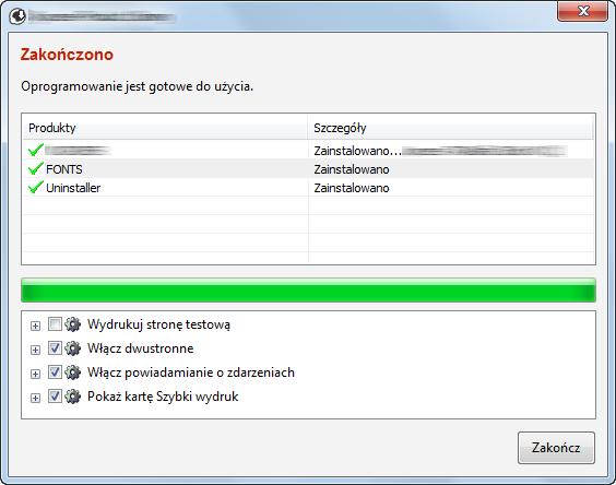 Instalacja i konfiguracja urządzenia > Instalacja oprogramowania Aby zainstalować program Status Monitor w wersjach starszych niż Windows 8, konieczna jest wcześniejsza instalacja oprogramowania