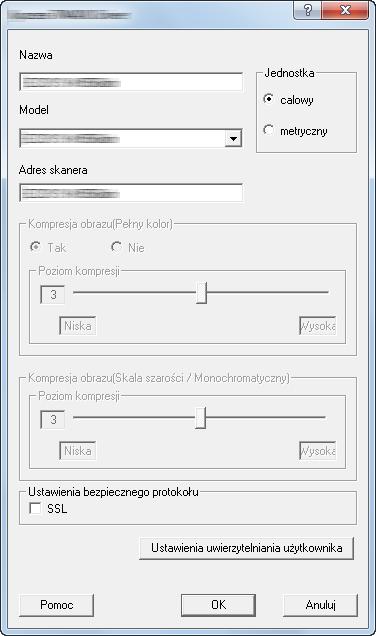 Z listy wyszukiwania wybierz pozycję [TWAIN Driver Setting]. W systemie Windows 7 wybierz przycisk [Start], [Wszystkie programy], [Kyocera], anastępnie [TWAIN Driver Setting].