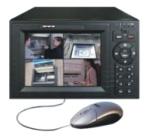 DVS-04LCD DVS-04 Tryb pracy PENTPLEX, wyświetlacz LCD, menu w języku polskim, 4 wejścia video NC, max. prędkość zapisu 100 kl /sek, kompresja H.