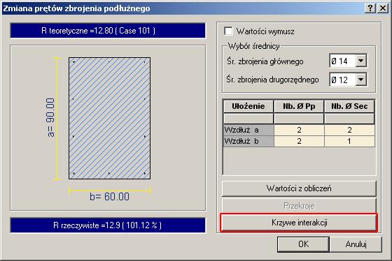 W oknie właściwości przejdź do pola Zbrojenie w kategorii Design Expert. 3.