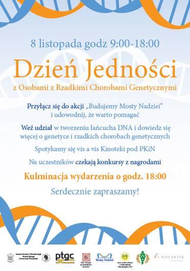 Organizatorami tegorocznych obchodów było Stowarzyszenie na Rzecz Dzieci z Zaburzeniami Genetycznymi "Gen", Stowarzyszenie Chorych na Stwardnienie Guzowate oraz firma Novartis Oncology.