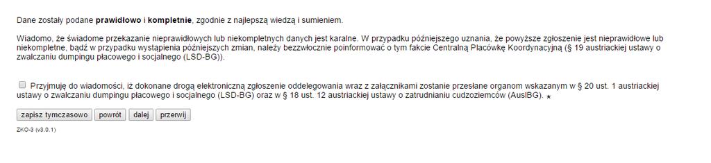 W ostatnim kroku, zatwierdzamy pole i klikamy na dalej oraz w kolejnym oknie również dalej.