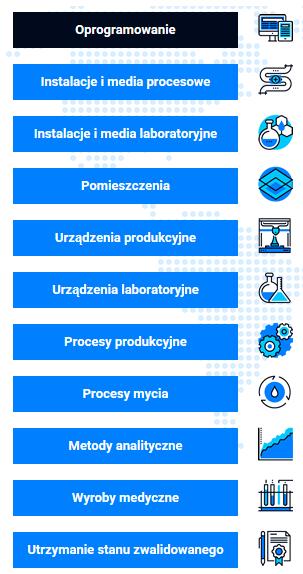 Informacje o firmie Nasze projekty Realizowaliśmy między innymi następujące projekty: - Walidacja oprogramowania klasy ERP i LIMS - Walidacja oprogramowanie EDMS, rozwiązań chmurowych, itp.