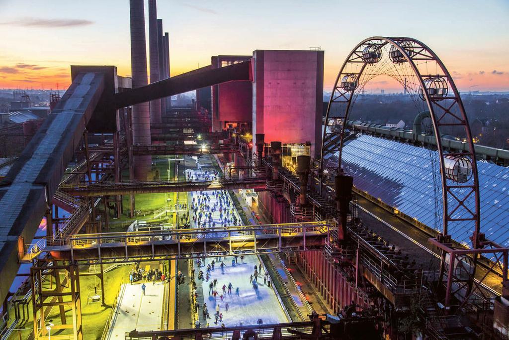 Zollverein jedna z głównych atrakcji Europejskiego Szlaku Dziedzictwa Przemysłowego Jeżeli ktoś uważa, że Silesia City Center to duże centrum handlowe,