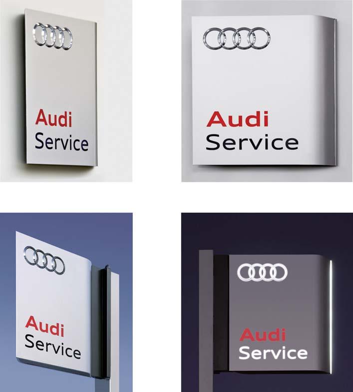 Wstęp Corporate Design Oznakowanie pierwotne Partnerzy serwisowi Audi AUDI AG 04.