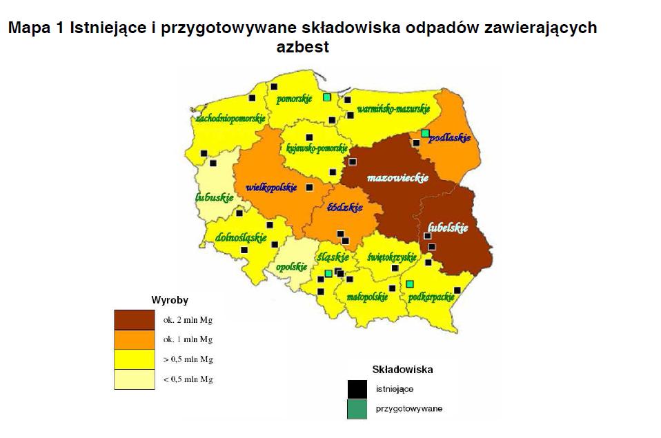 Cele Programu będą realizowane sukcesywnie aż do roku 2032, w którym zakładane jest oczyszczenie kraju z azbestu. Główne cele Programu to: 1.