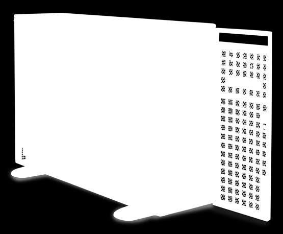 Obudowa serwerowa z wydajnym chłodzeniem i dwoma zasilaczami o wysokiej sprawności przeznaczonymi do pracy ciągłej zapewnia stabilną pracę urządzenia.