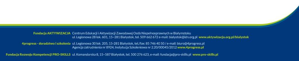 REGULAMIN PROJEKTU KWALIFIKACJE, DOŚWIADCZENIE i PRACA - to się opłaca! Nr projektu: WND-RPPD.02.01.