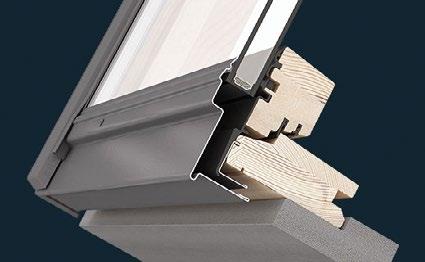 Okna dachowe Dakea Ultima mogą być montowane na wszystkich pokryciach dachowych w dachach o kącie nachylenia od 15 do 90 stopni.