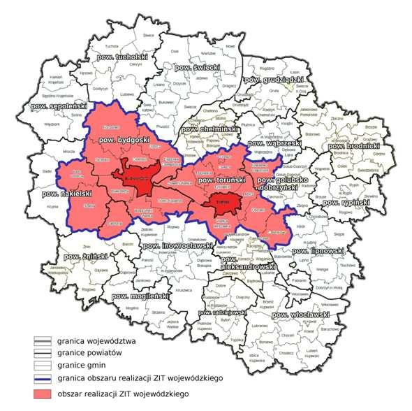 Źródło: Uchwała Nr 15/463/14 Zarządu Województwa Kujawsko-Pomorskiego z 8 kwietnia 2014 r. A.2.2 Alokacja UE przeznaczona na ZIT wojewódzki Oś priorytetowa 3.