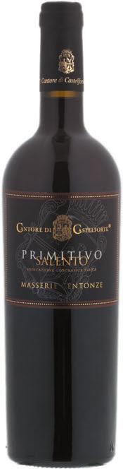 Negroamaro Salento IGT - wino czerwone półwytrawne Cantore di Castelforte Negroamaro Salento IGT - semi-dry